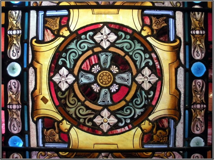 Stained Glass Detail - Middle Street Synagogue